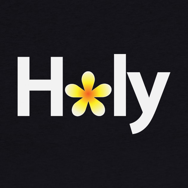 Holy creative typography design by DinaShalash